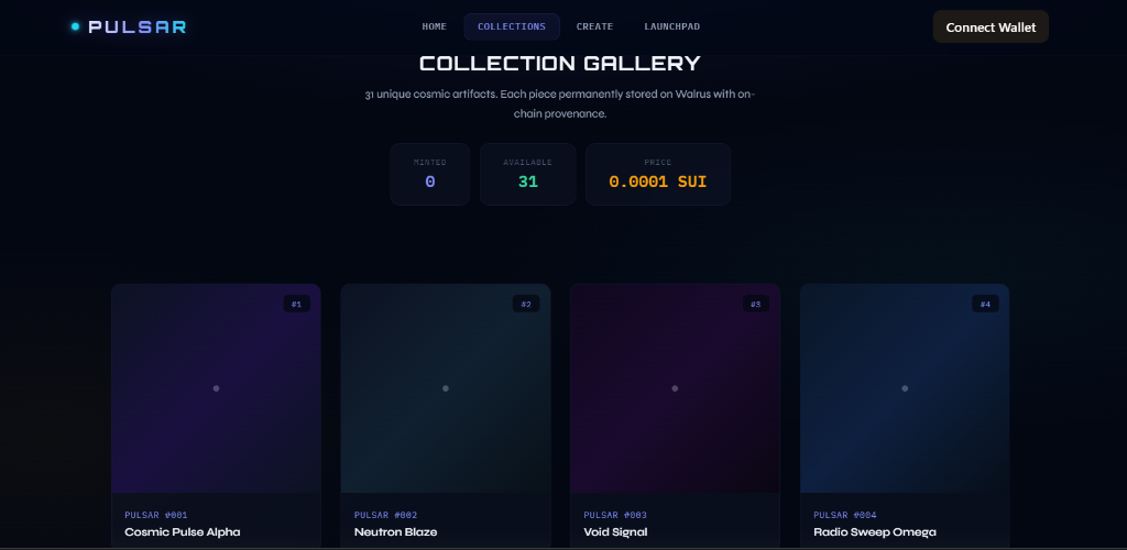 PulsAR Collection Gallery