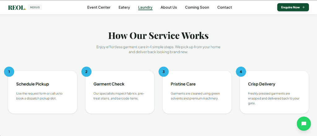 REOL Nexus Service Flow